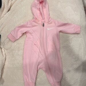 Nike Soft Pink Kids Footie One Piece